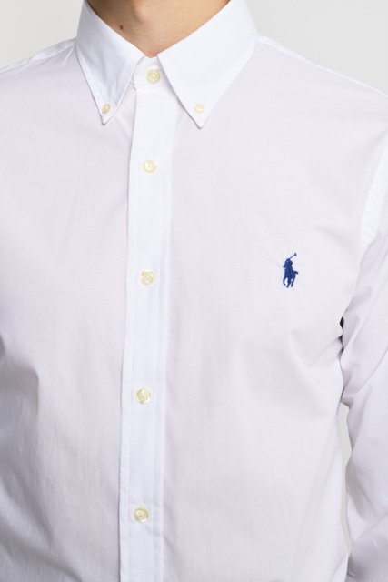 Рубашка из натурального хлопка|Основной цвет:Белый|Артикул:710705269002 | Фото 2