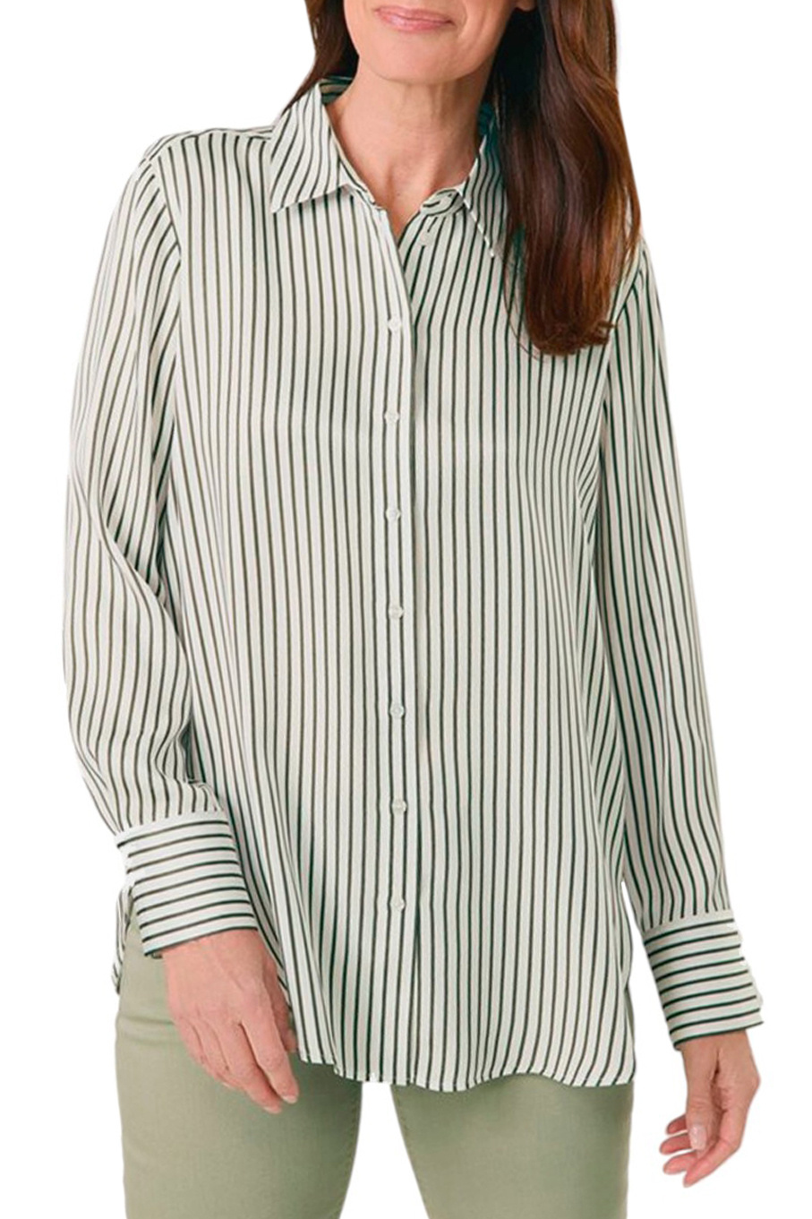 Женский Gerry Weber Рубашка в полоску (цвет ), артикул 965068-31401 | Фото 3