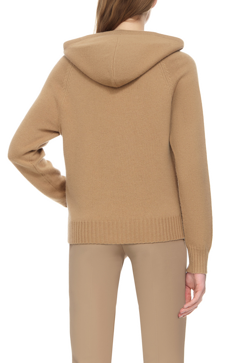 Женский Max Mara Толстовка ANANAS из шерсти и кашемира (цвет коричневый), артикул 2313660739 | Фото 4