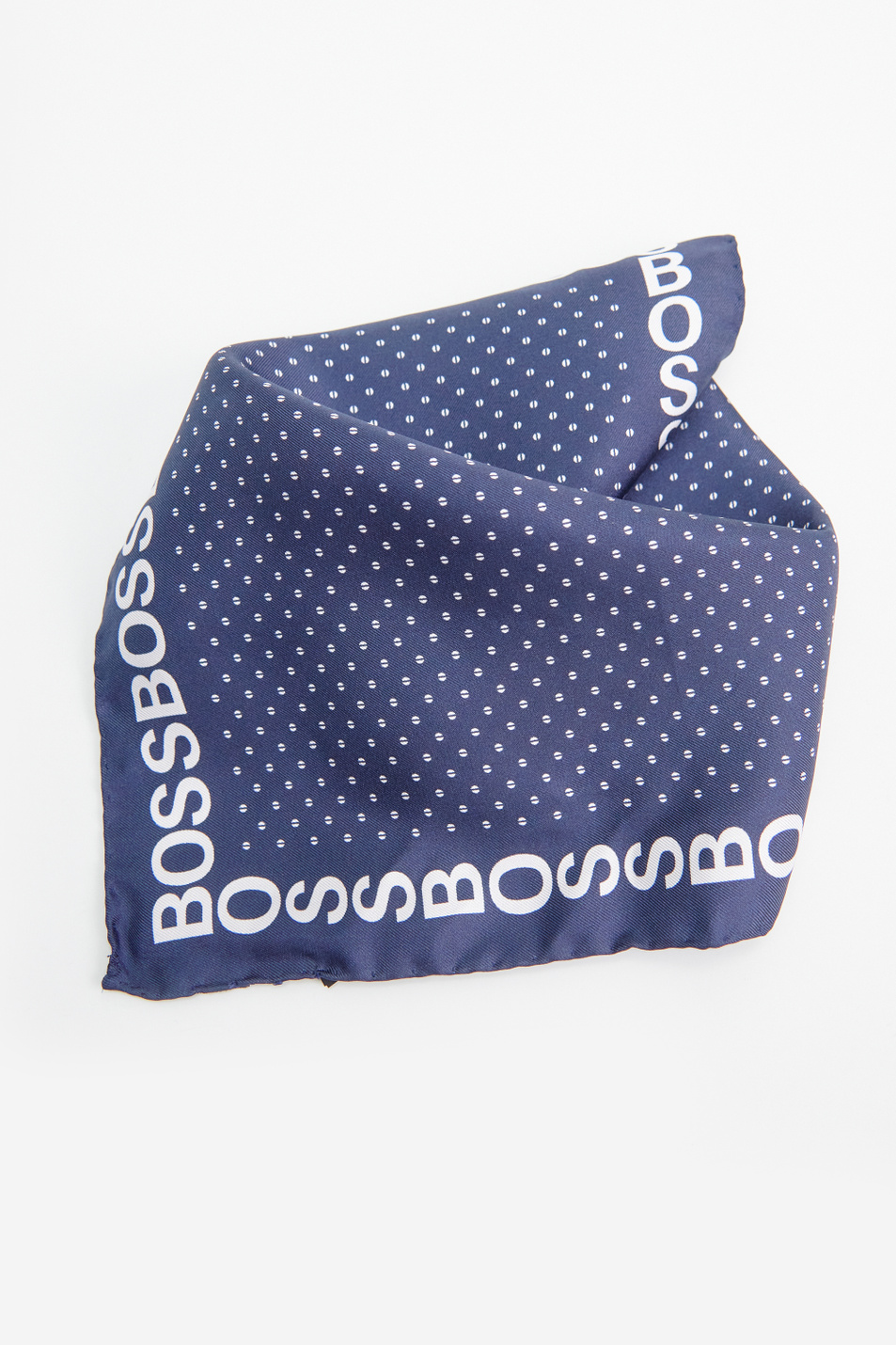 BOSS Карманный платок с принтом из чистого шелка (цвет ), артикул 50448416 | Фото 1