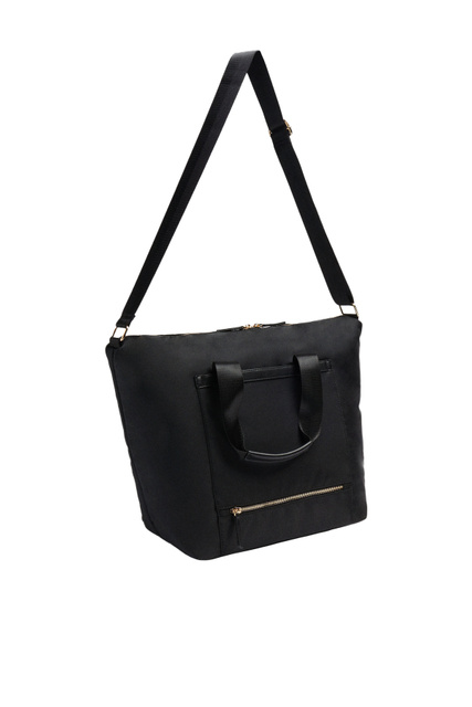 Дорожная сумка из нейлоновой ткани|Основной цвет:Черный|Артикул:202881 | Фото 2