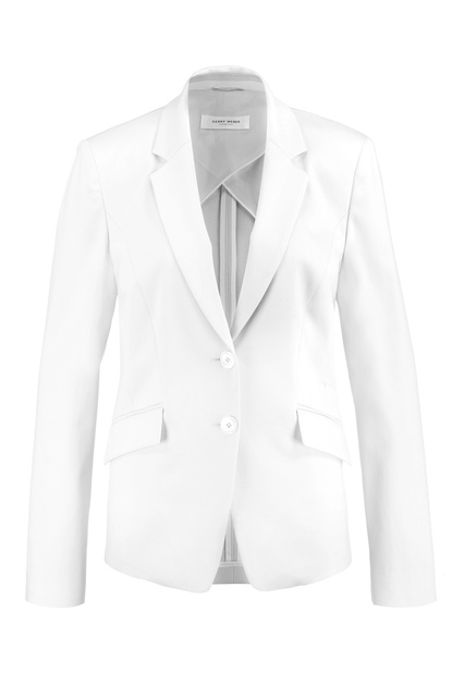 Пиджак с лацканами|Основной цвет:Белый|Артикул:530028-38181 | Фото 1