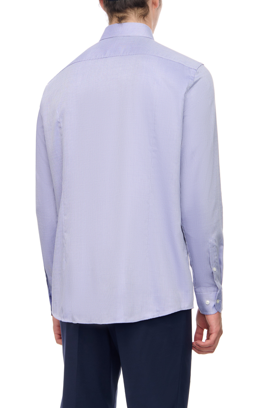 Мужской BOSS Рубашка из хлопка и лиоцелла (цвет ), артикул 50502821 | Фото 4