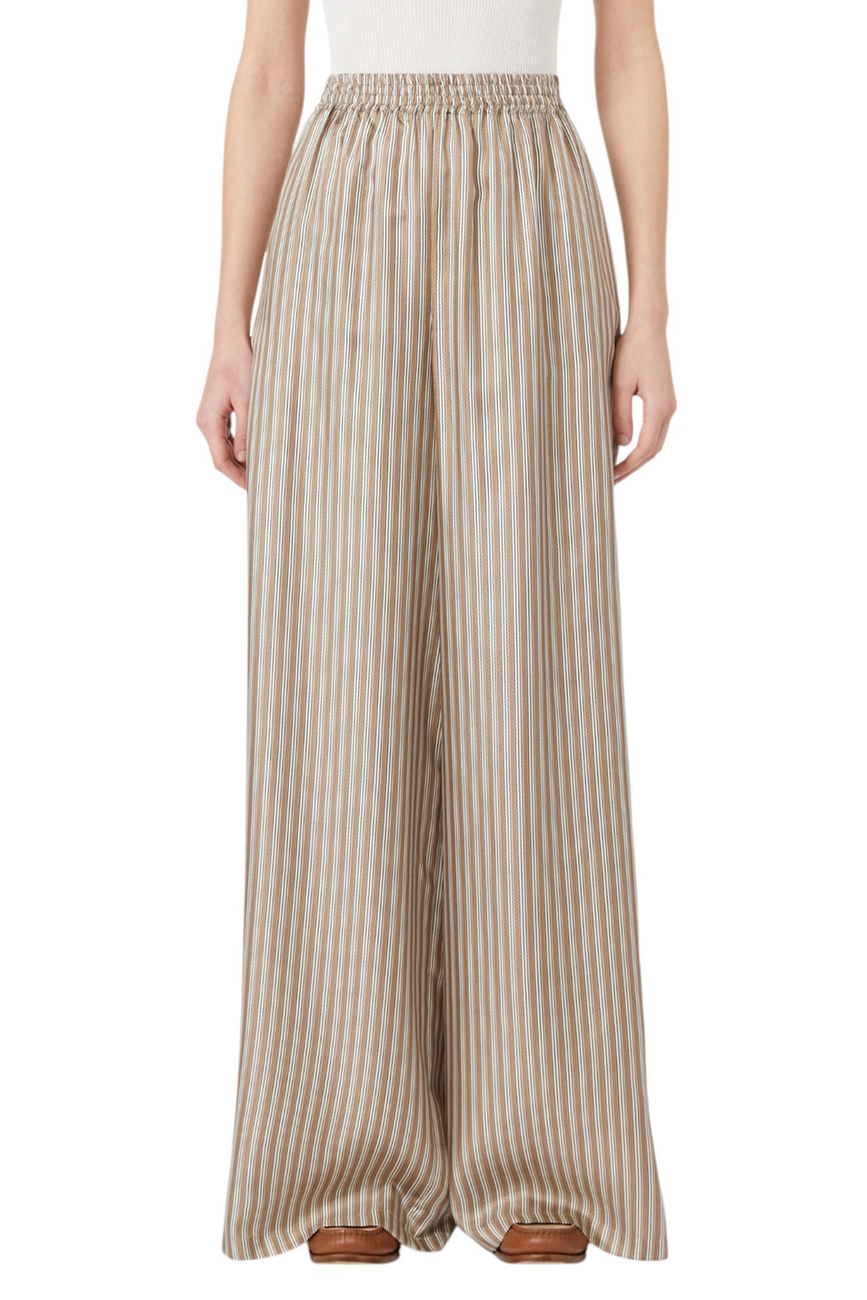 Женский Max Mara Брюки LADINO из шелка (цвет ), артикул 2521136151 | Фото 3