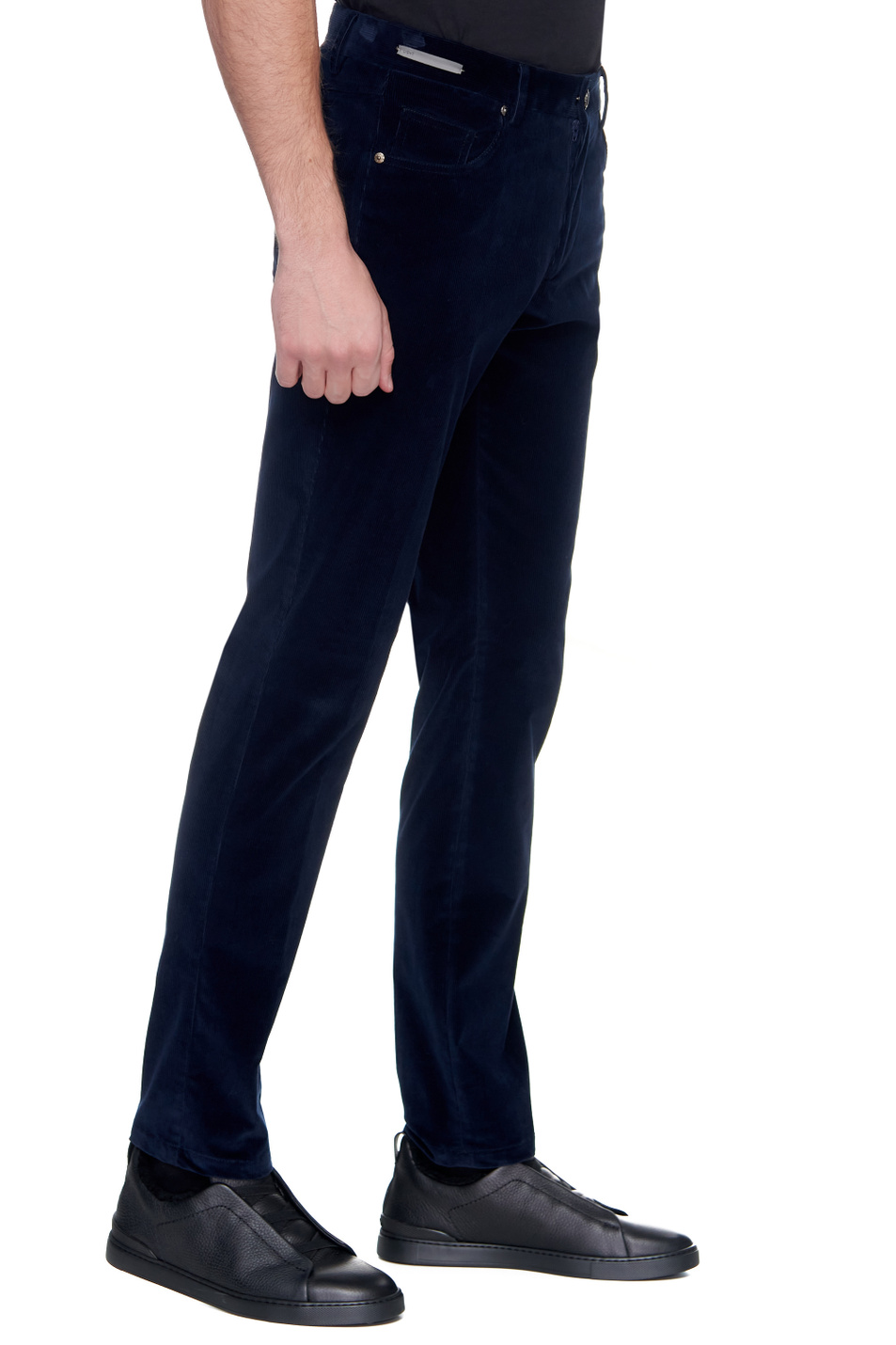 Corneliani Вельветовые брюки из эластичного хлопка (цвет ), артикул 884L01-1818502 | Фото 3