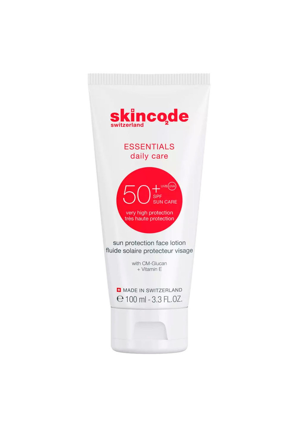 Не имеет пола Skincode Солнцезащитный лосьон для лица SPF50+  ESSENTIALS Sun Protection Face Lotion, 100 мл (цвет ), артикул 1500.L | Фото 1