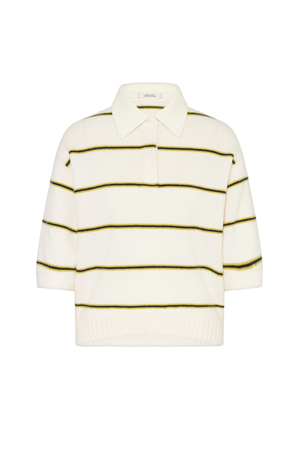 Женский Dorothee Schumacher Джемпер-поло из шерсти и кашемира (цвет ), артикул 410501 | Фото 1