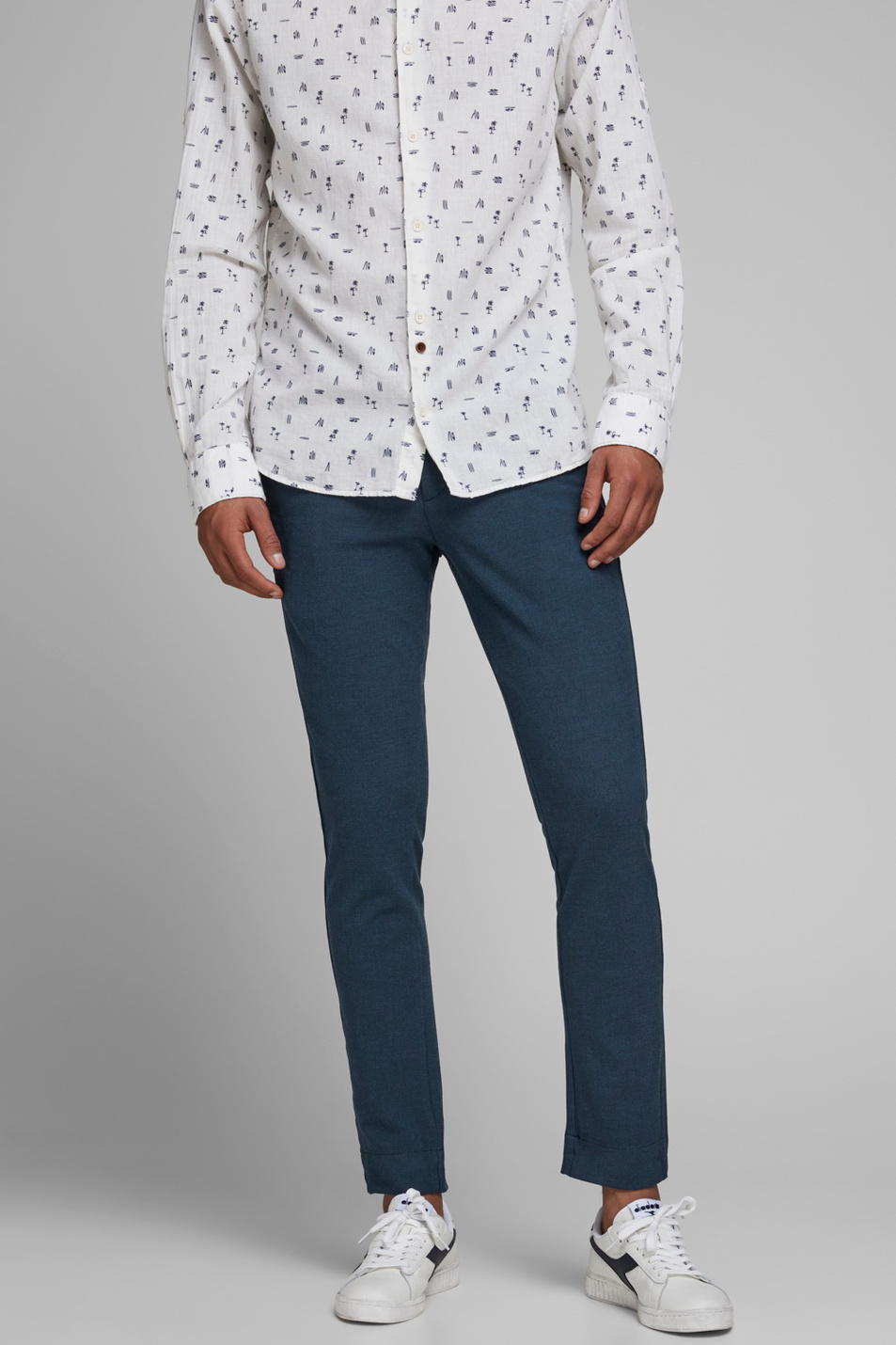 Мужской Jack & Jones Мужские брюки чинос Marco (цвет ), артикул 12169506 | Фото 1