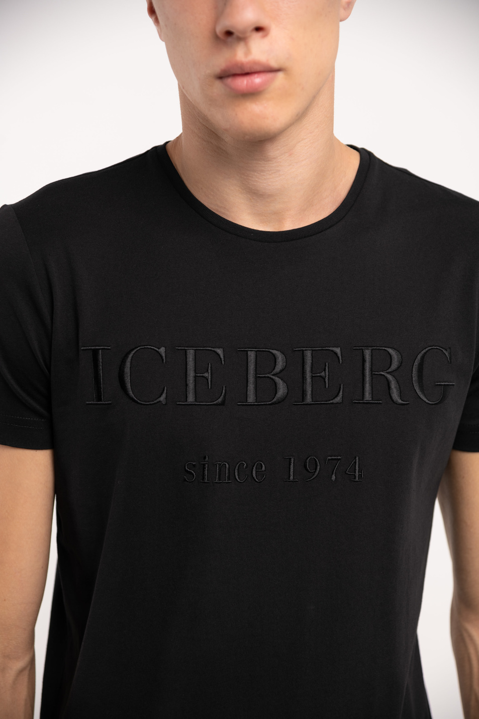 Мужской Iceberg Футболка из натурального хлопка (цвет ), артикул F014-6301 | Фото 5