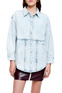 Parfois Джинсовая рубашка из натурального хлопка ( цвет), артикул 206075 | Фото 3