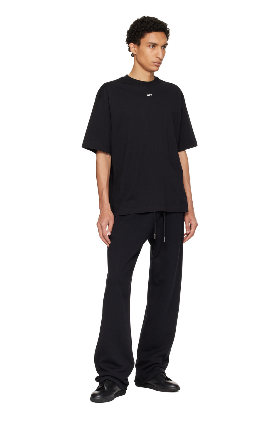 Мужской Off-White Брюки Paint Diagonal из хлопка (цвет ), артикул OMCH05AS26FLE0070001 | Фото 2