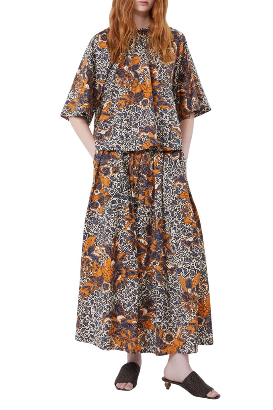Женский Weekend Max Mara Юбка UOMO из хлопка (цвет ), артикул 2615101022 | Фото 2