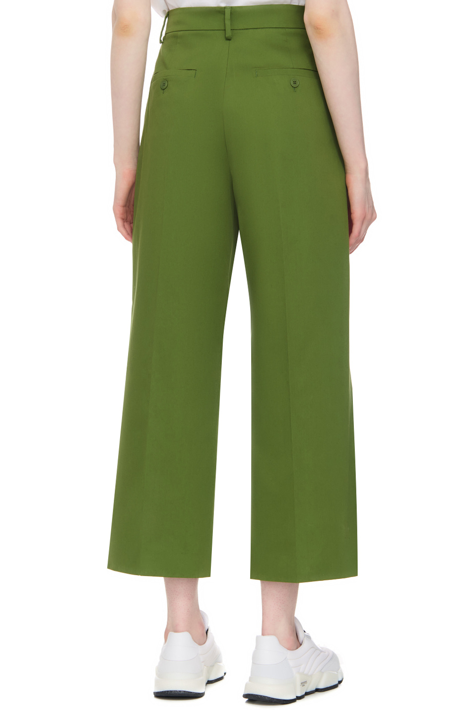 Женский Weekend Max Mara Брюки URIAL из эластичного хлопка (цвет ), артикул 2351360139 | Фото 5
