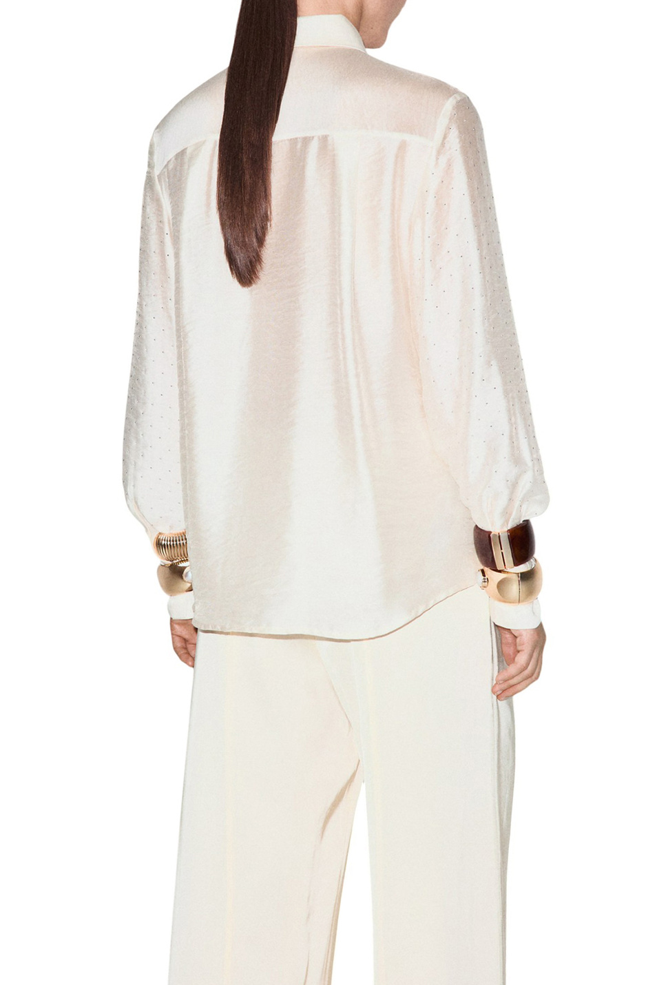 Женский Mango Рубашка ROMP со стразами (цвет ), артикул 17019109 | Фото 3