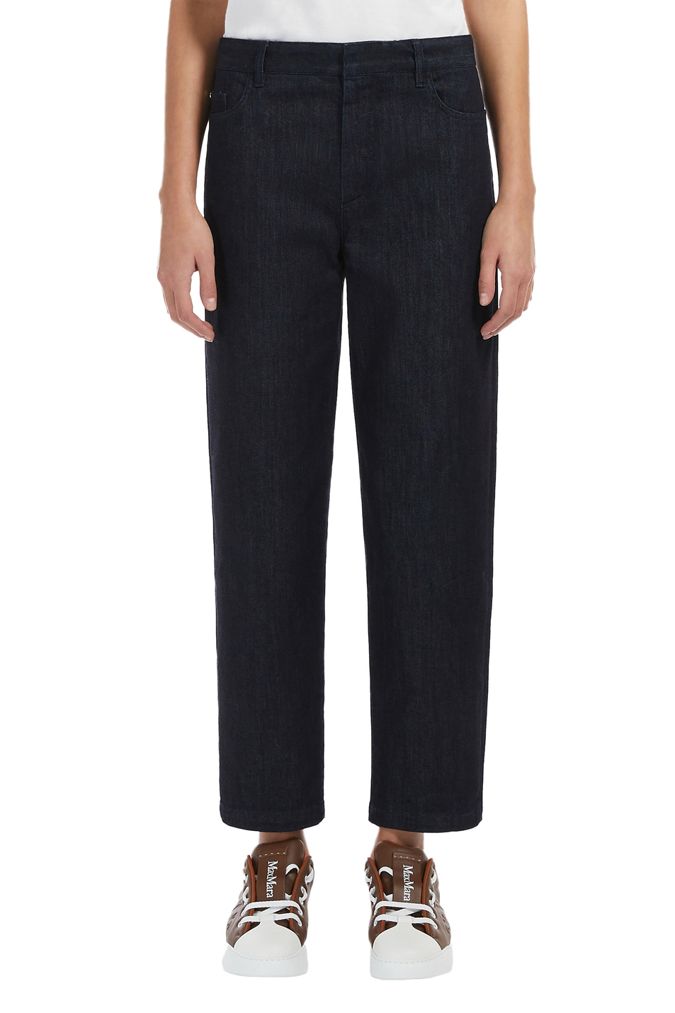 Женский Max Mara Джинсы ESTELLA из эластичного хлопкового денима (цвет ), артикул 91860129 | Фото 3