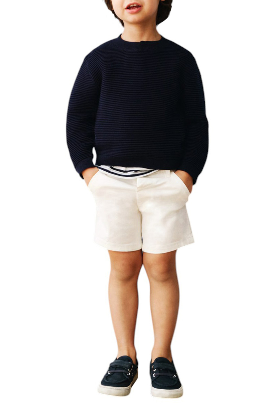 Малышам мальчикам Mango Kids Шорты CALATEAB однотонные (цвет ), артикул 87034405 | Фото 3
