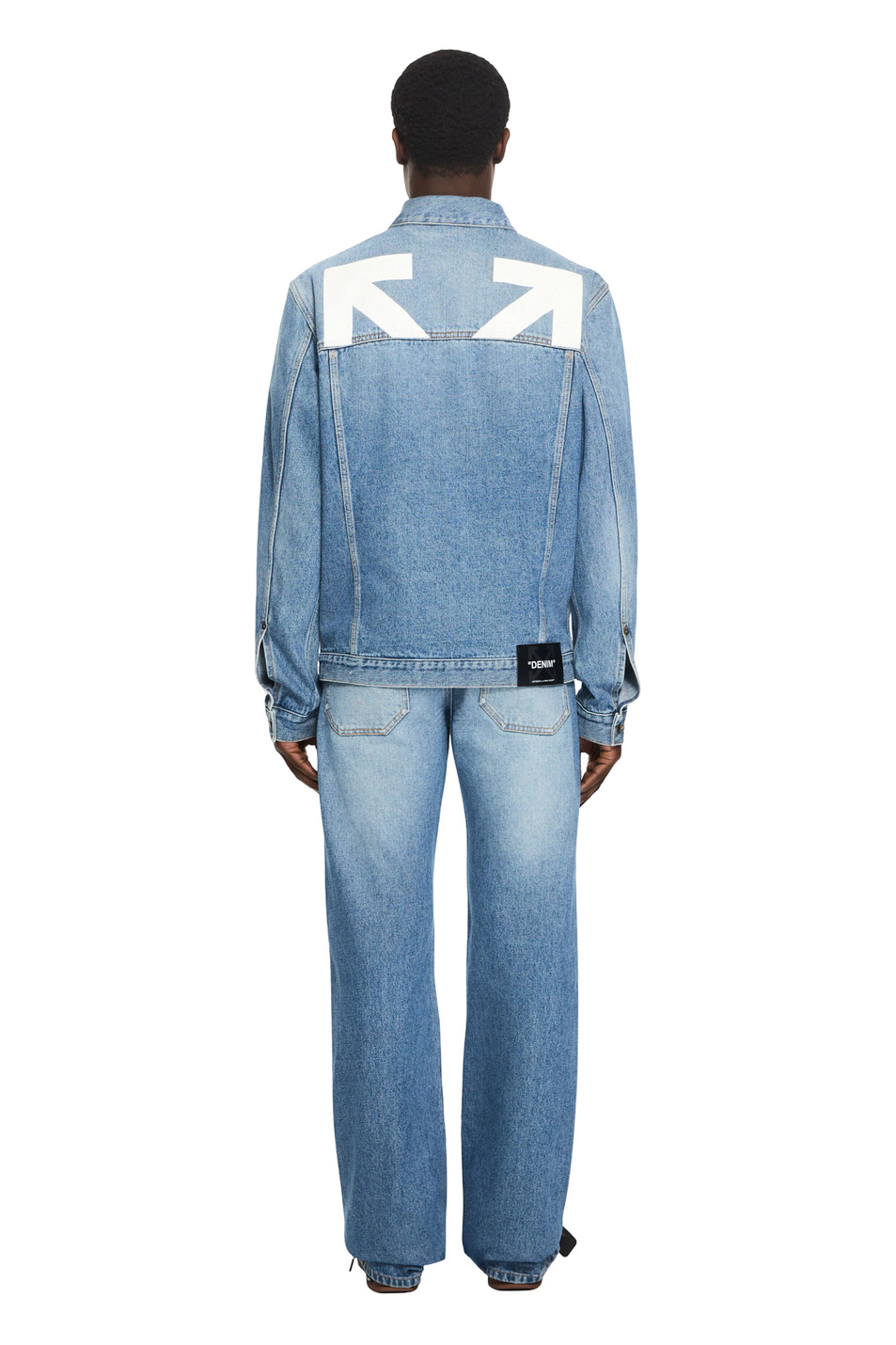 Мужской Off-White Куртка джинсовая Half Arrow (цвет ), артикул OMYE09QS26DEN0024000 | Фото 4