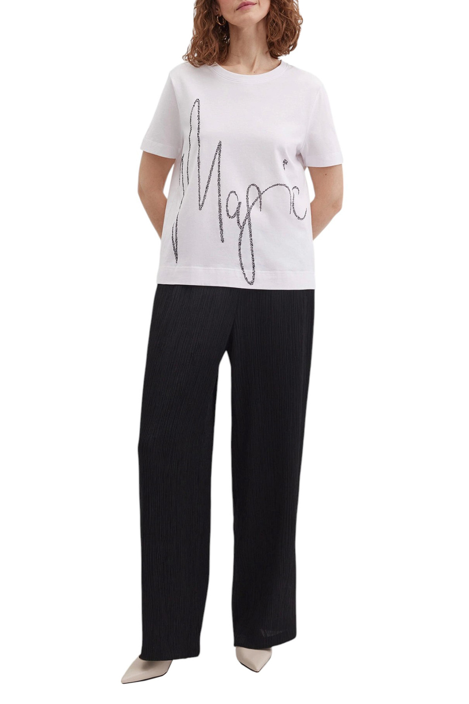 Женский Gerry Weber Футболка из хлопка (цвет ), артикул 570304-35045 | Фото 3