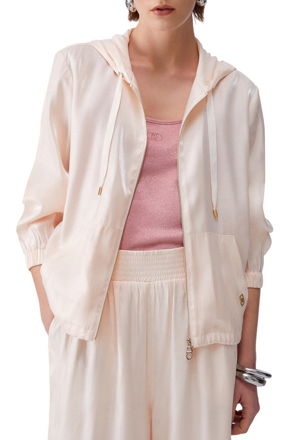 Женский Liu Jo Толстовка с логотипом (цвет ), артикул TA6004T322A | Фото 4