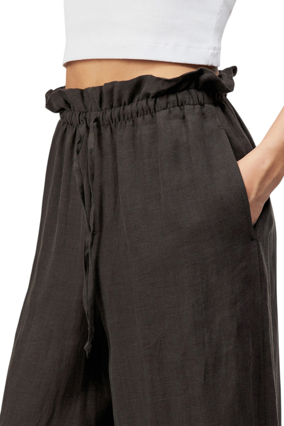 Женский Drykorn Брюки DWINDLE из льна (цвет ), артикул 126082-80864 | Фото 5