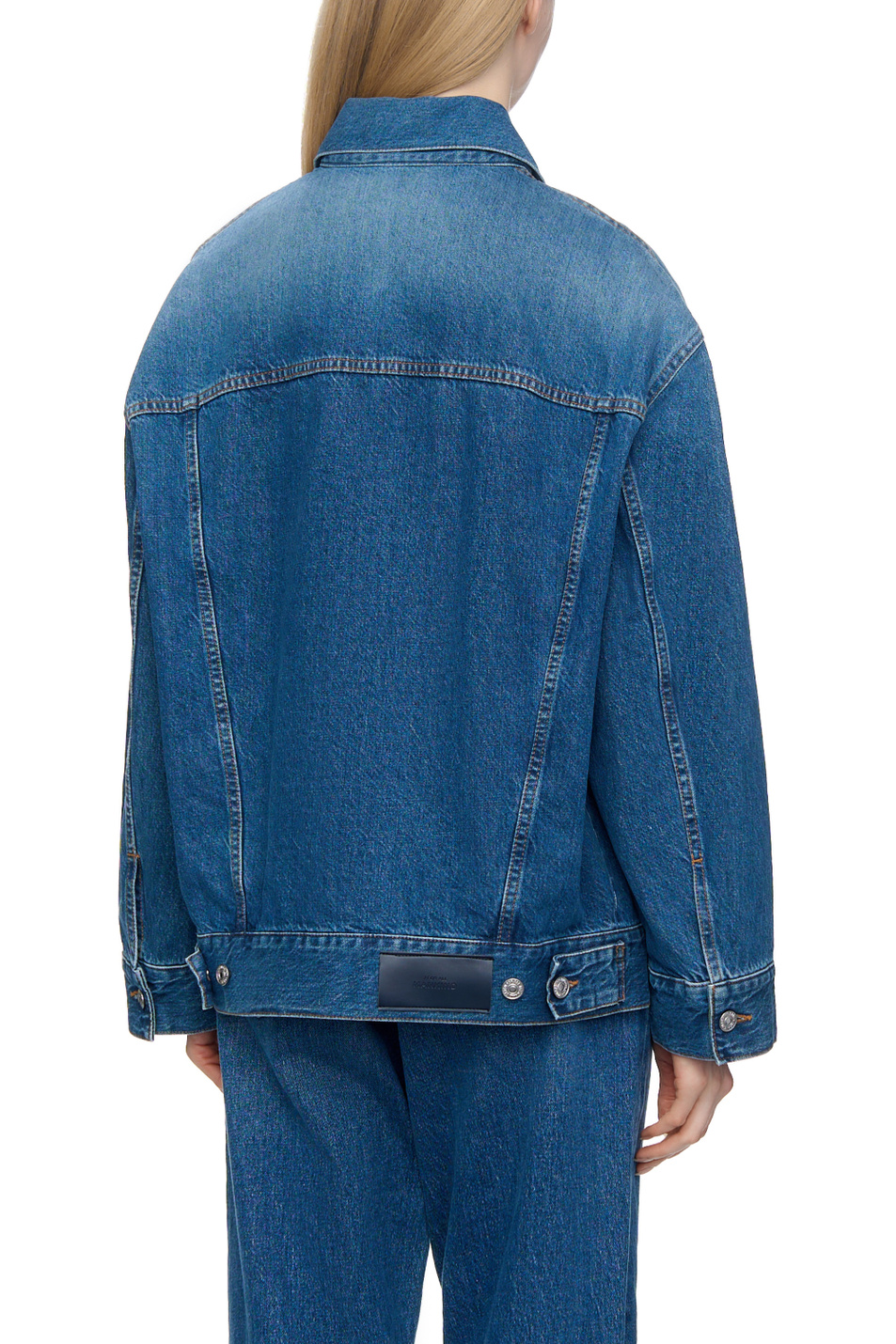 Женский 7 for all Mankind Куртка джинсовая из хлопка (цвет ), артикул JSCK066ZTO | Фото 5