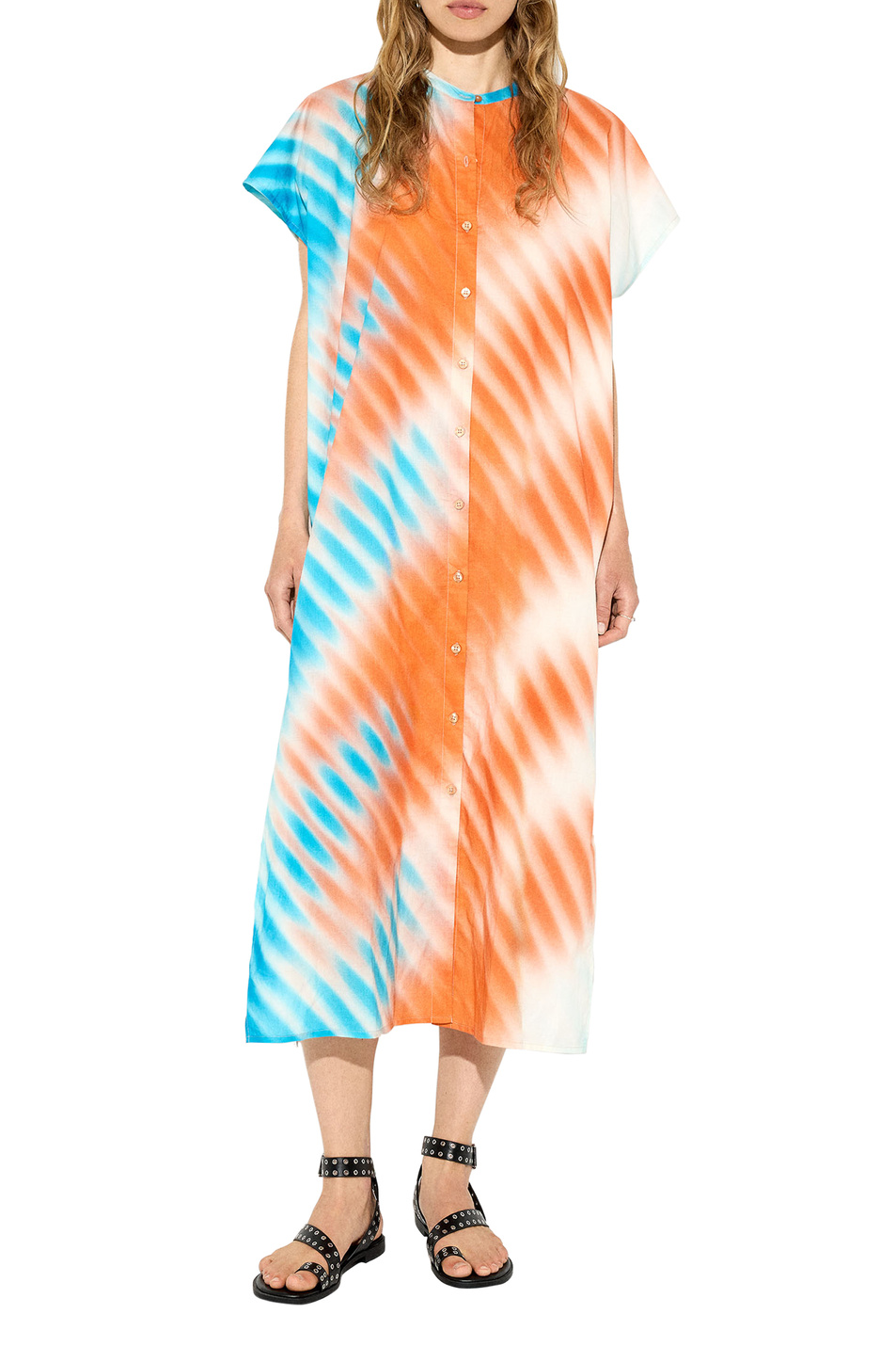 Женский Parfois Платье из натурального хлопка с принтом (цвет ), артикул 221013 | Фото 2