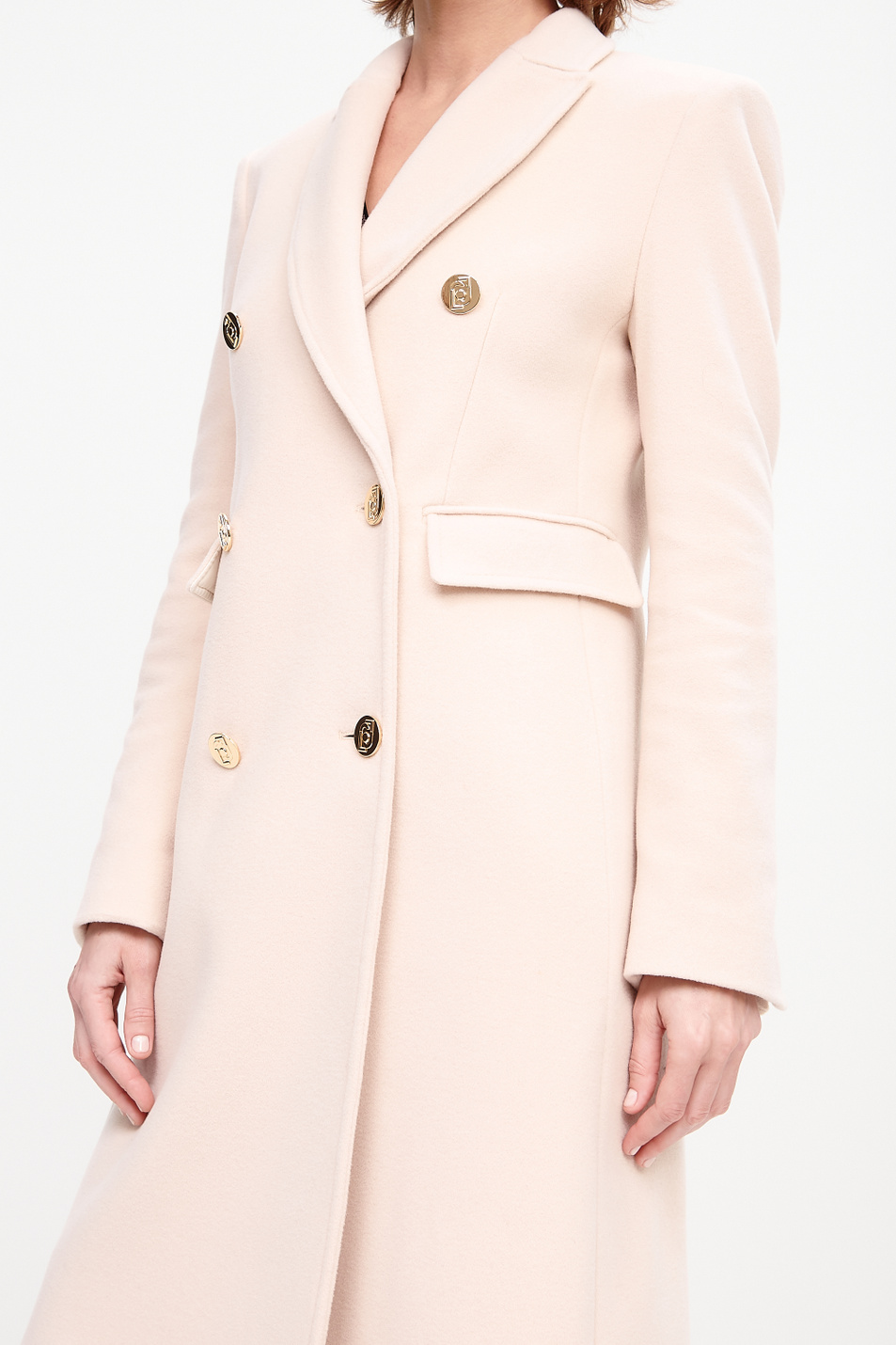 Liu Jo Двубортное пальто из смесовой шерсти (цвет ), артикул CF0010T2403 | Фото 9