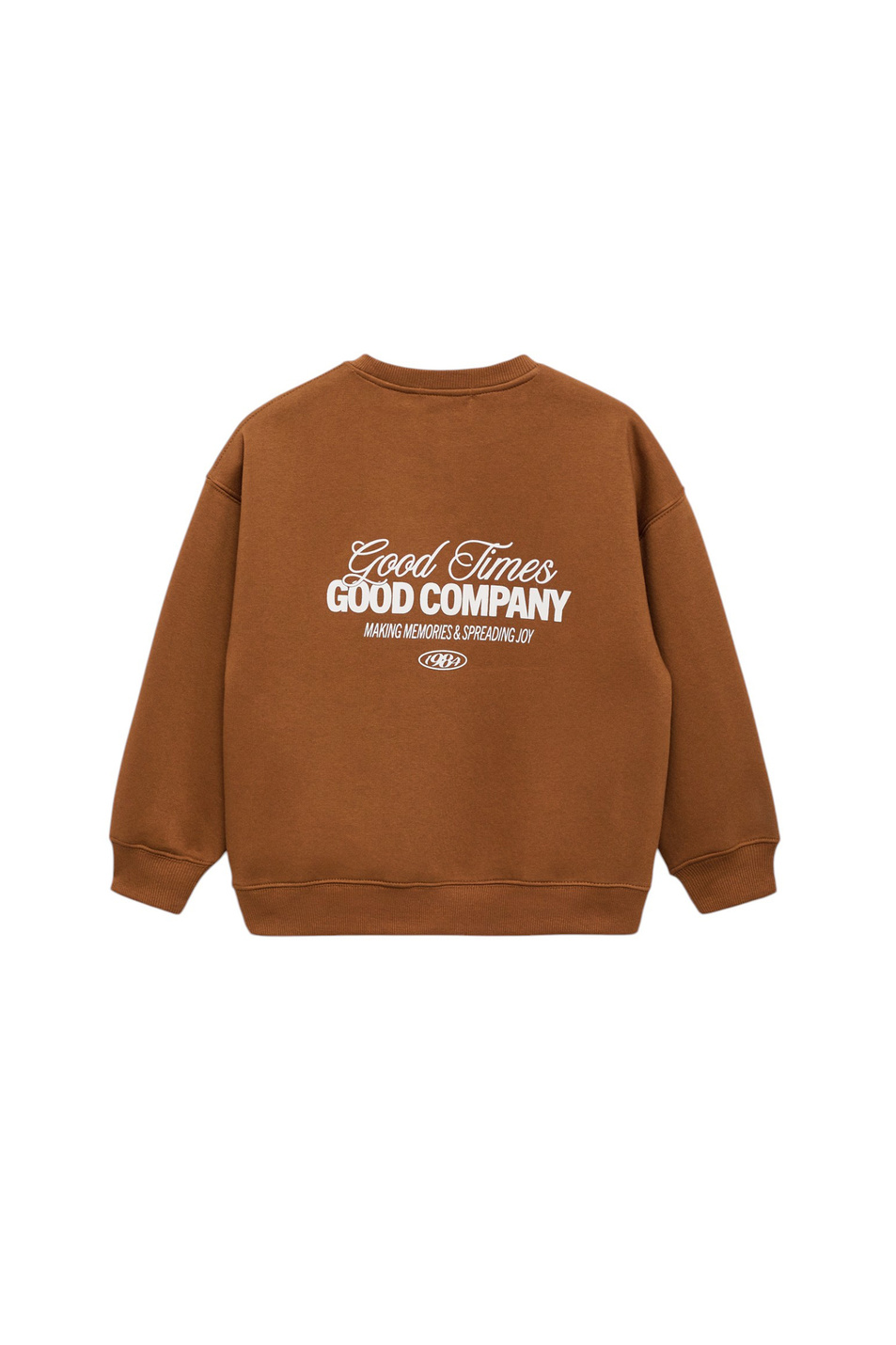 Мальчикам Mango Kids Свитшот GOODTIME с прорезными карманами (цвет ), артикул 87050635 | Фото 2