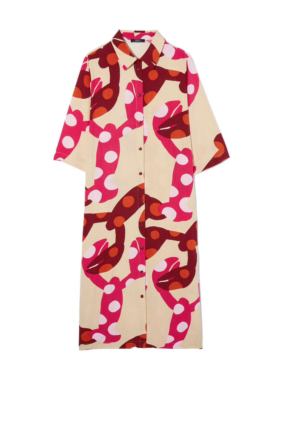 Женский Parfois Платье-рубашка с принтом (цвет ), артикул 209830 | Фото 1