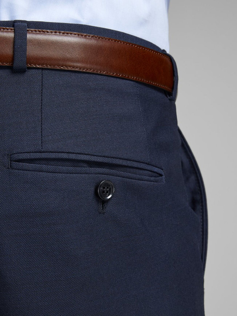 Jack & Jones Зауженные костюмные брюки (Синий цвет), артикул 12141112 | Фото 5
