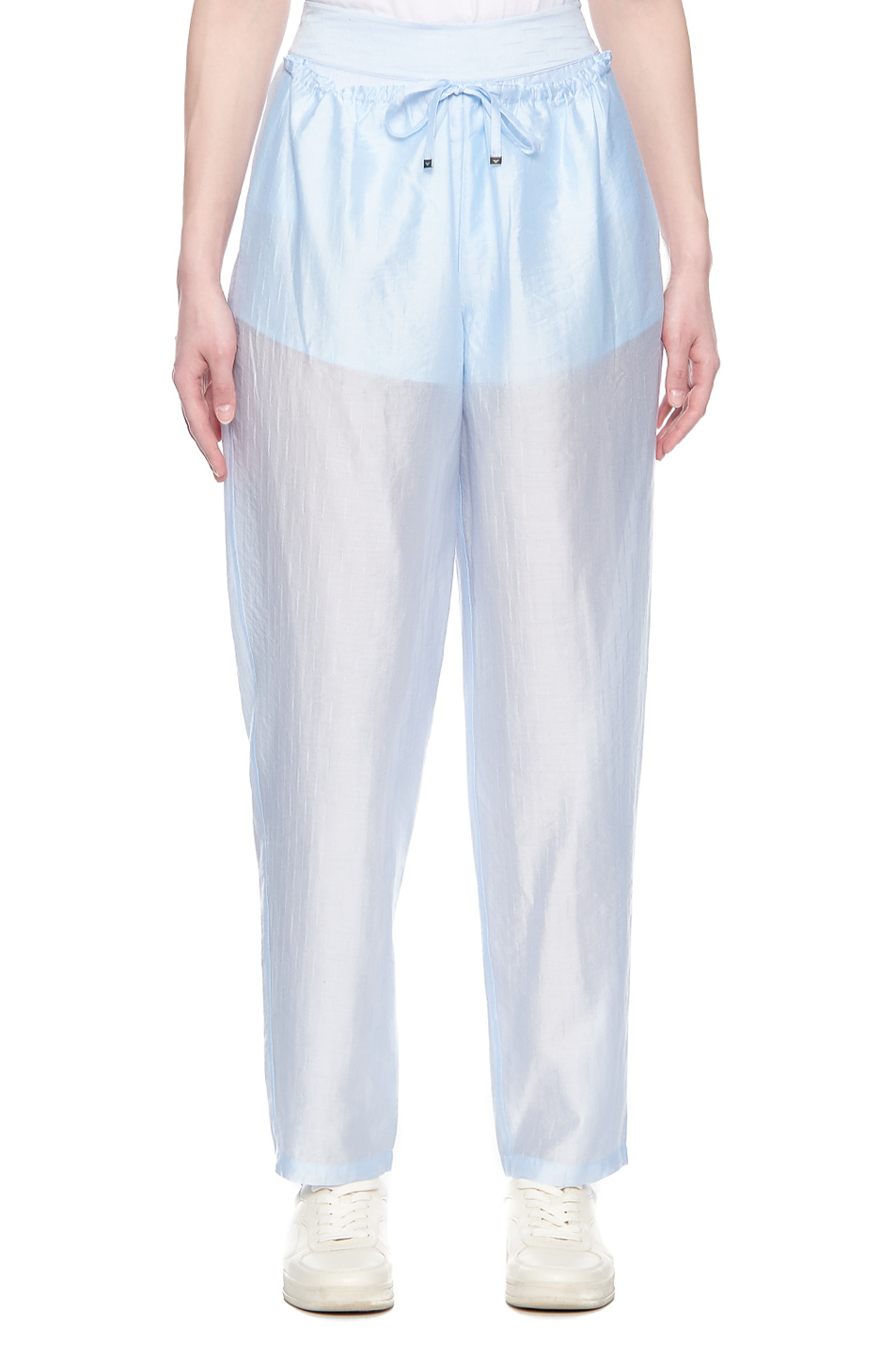 Emporio Armani Тонкие брюки с завязками на поясе (цвет ), артикул 3K2PA4-2NLIZ | Фото 1