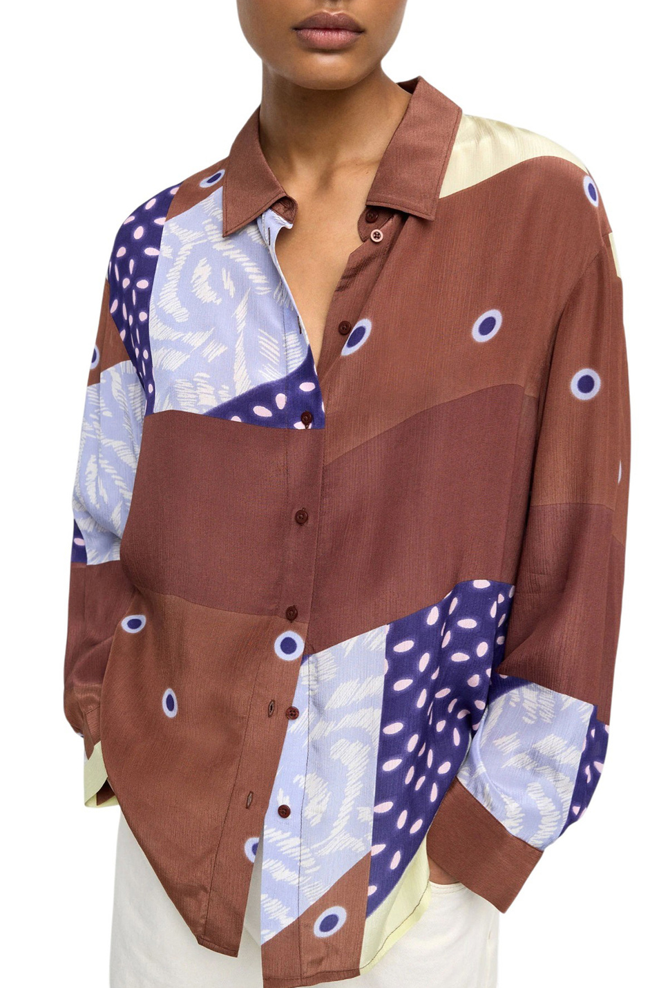 Женский Parfois Рубашка с принтом (цвет ), артикул 244366 | Фото 3