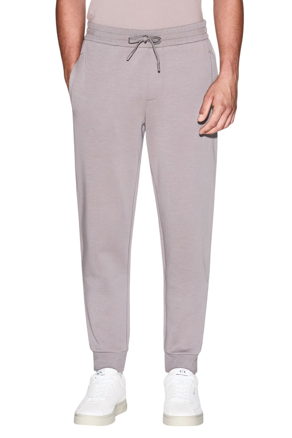 Мужской Armani Exchange Брюки-джоггеры однотонные (цвет ), артикул XM000373-AF10818 | Фото 3