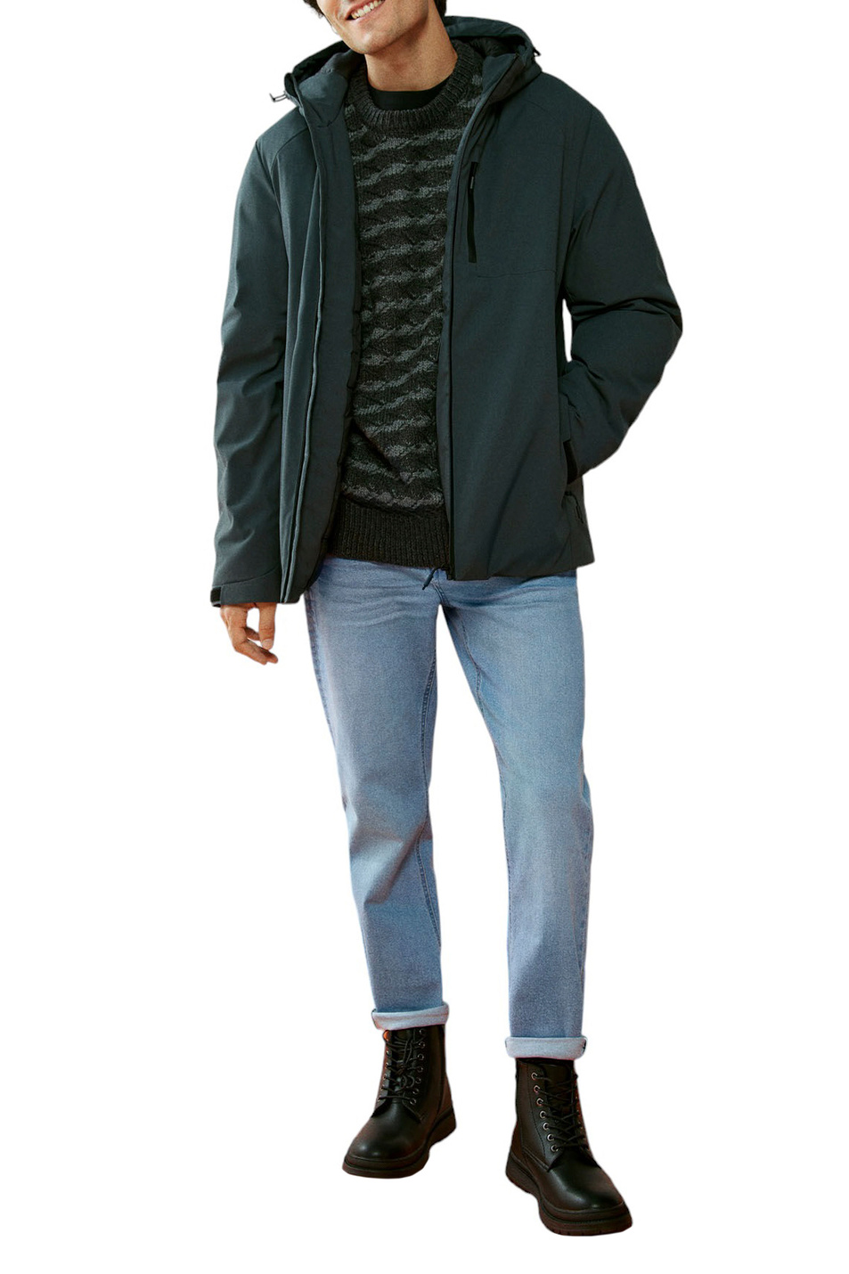 Мужской Springfield Куртка однотонная (цвет ), артикул 0956379 | Фото 2