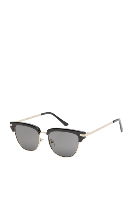 Солнцезащитные очки PALMA в металлической оправе|Основной цвет:Черный|Артикул:27040465 | Фото 1