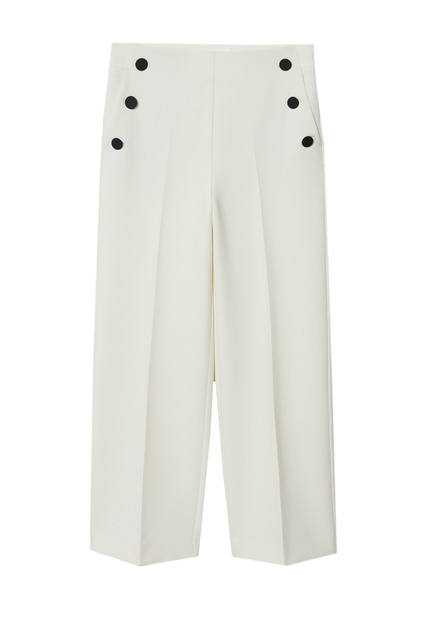 Укороченные брюки GOLDYCRO|Основной цвет:Кремовый|Артикул:27019205 | Фото 1