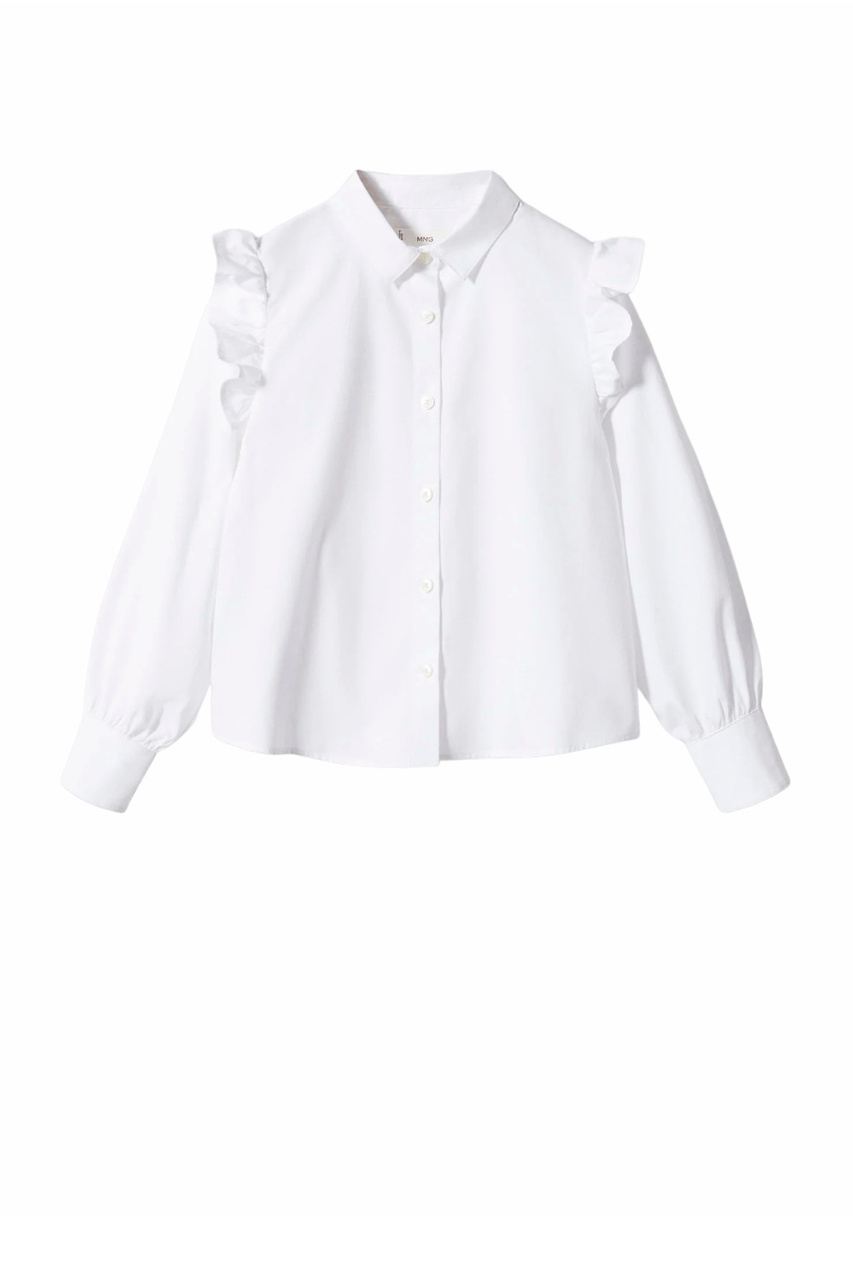 Рубашка CARLOTA из натурального хлопка|Основной цвет:Белый|Артикул:57001036 | Фото 1