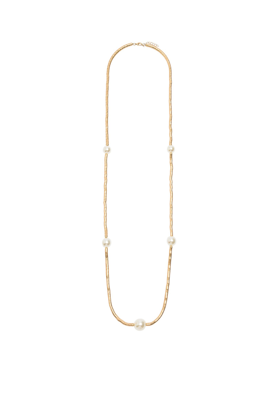 Ожерелье с искусственым жемчугом|Основной цвет:Белый Женский Parfois Ожерелье с искусственым жемчугом (цвет ), артикул 239563 | Фото 1