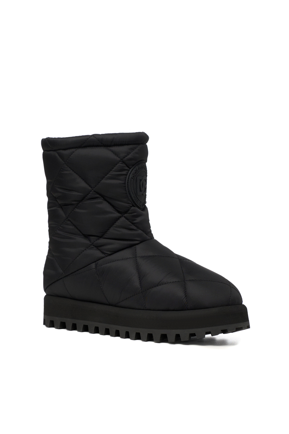 Полусапоги стеганые|Основной цвет:Черный Женский Dolce & Gabbana Полусапоги стеганые (цвет ), артикул CT1096-AQ075 | Фото 2