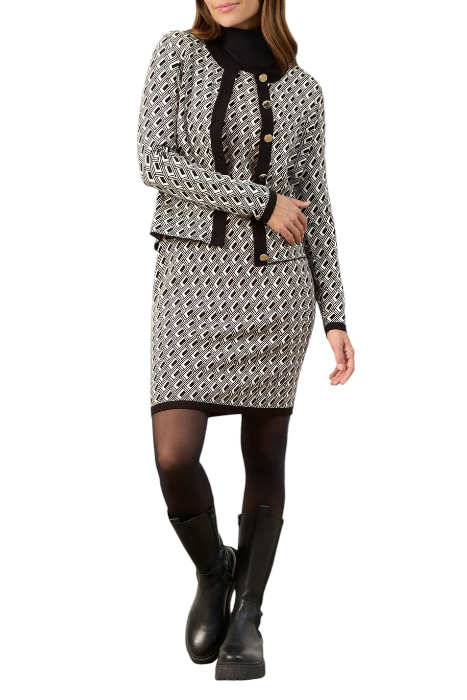Женский Gerry Weber Кардиган с принтом (цвет ), артикул 430134-35714 | Фото 2