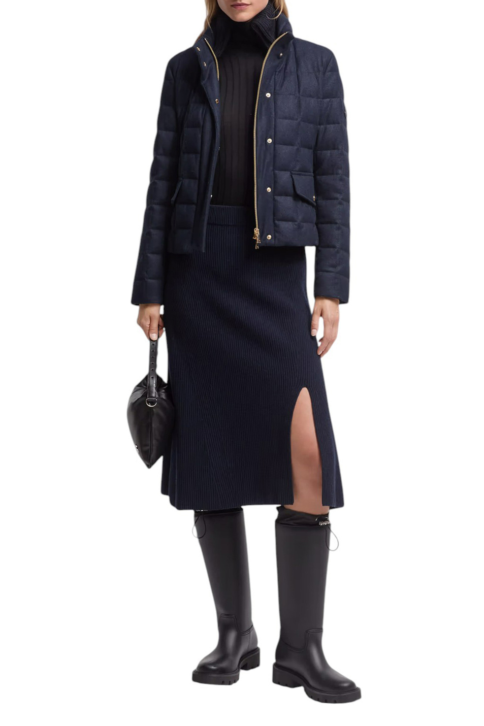 Женский Moncler Юбка из шерсти и кашемира (цвет ), артикул K20939H00002-M4281 | Фото 2