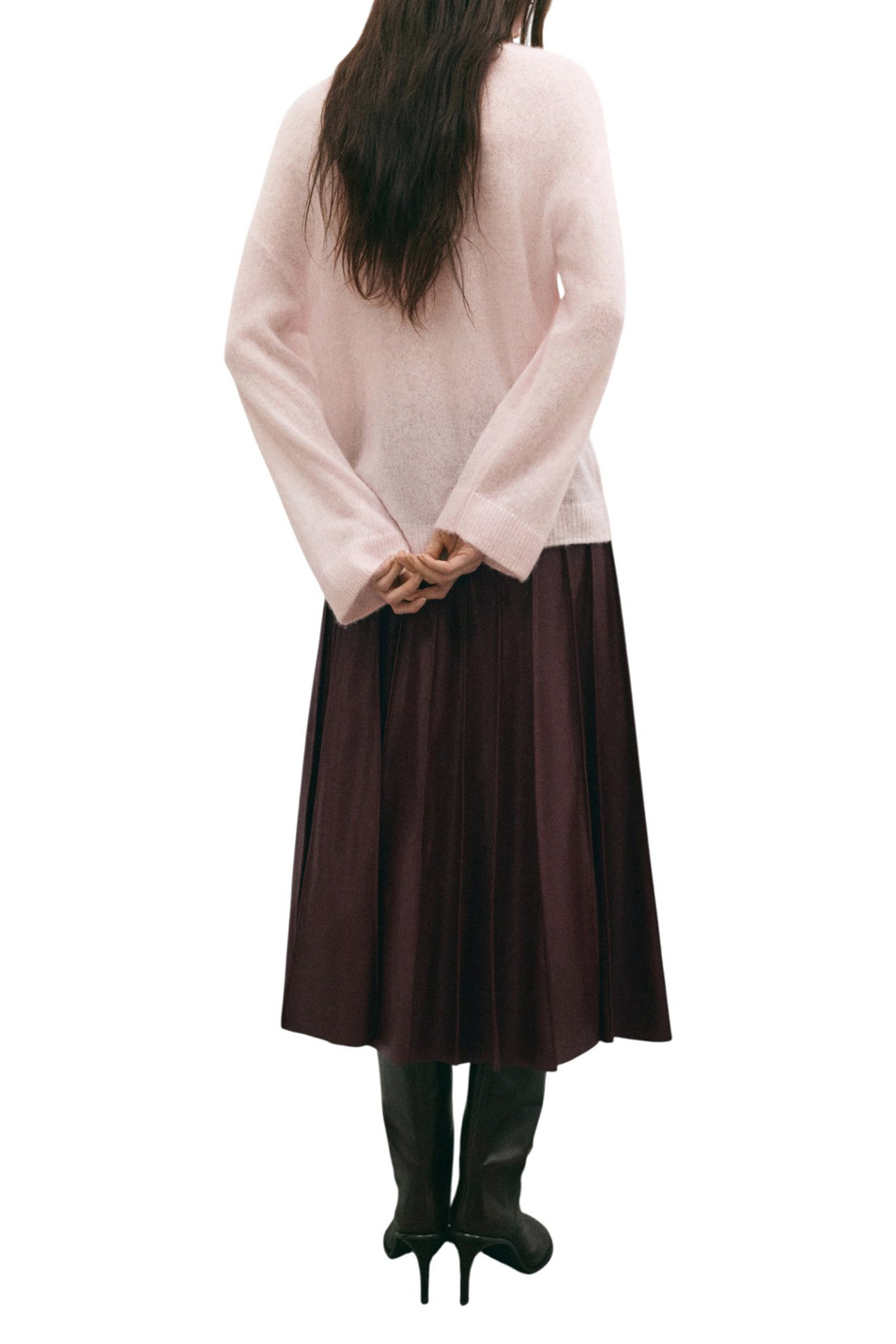 Женский Mango Юбка DALIA из искусственной кожи (цвет ), артикул 27091267 | Фото 4