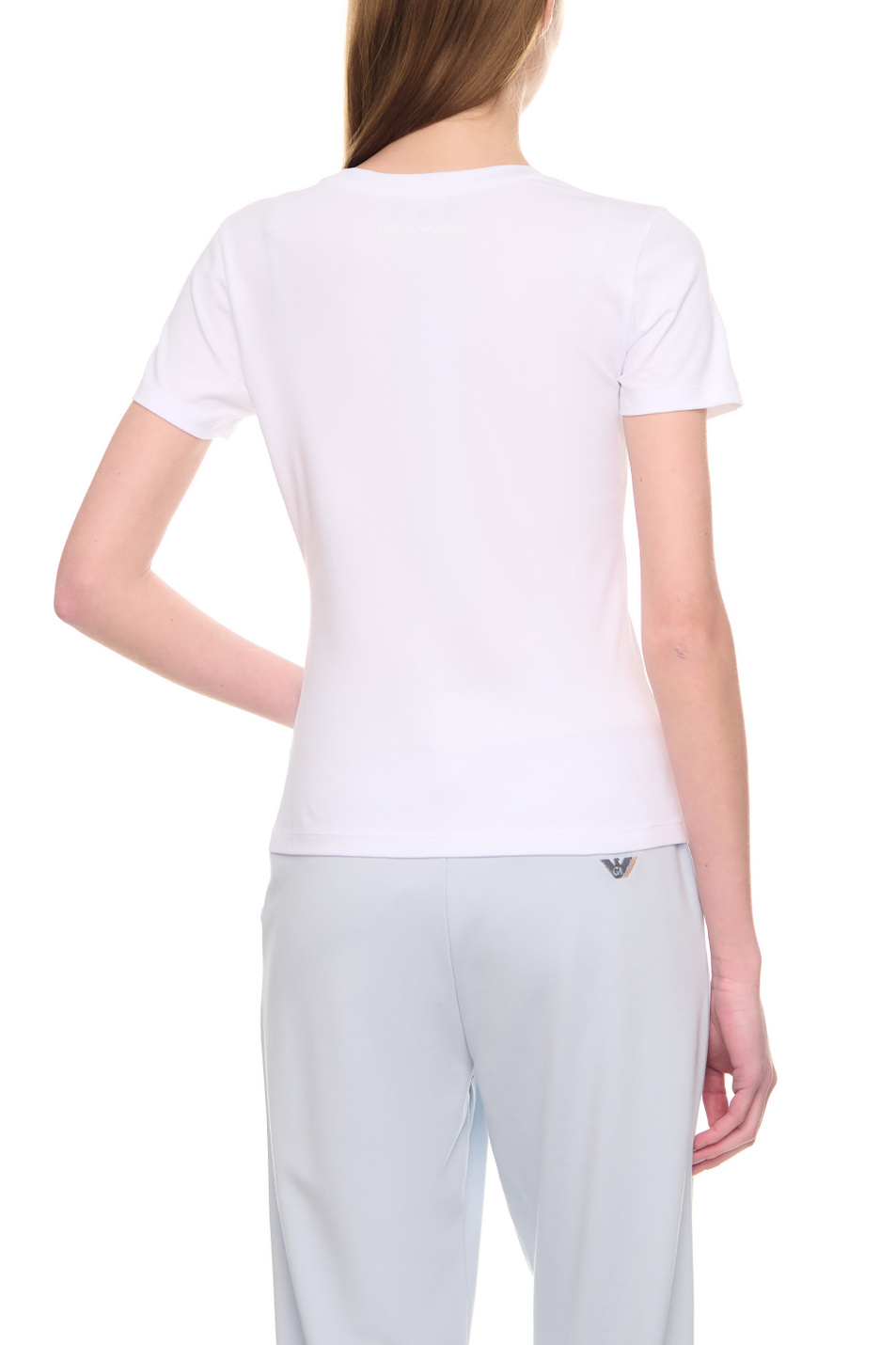 Женский Emporio Armani Футболка с крупным логотипом (цвет ), артикул 3R2T7N-2J07Z | Фото 6