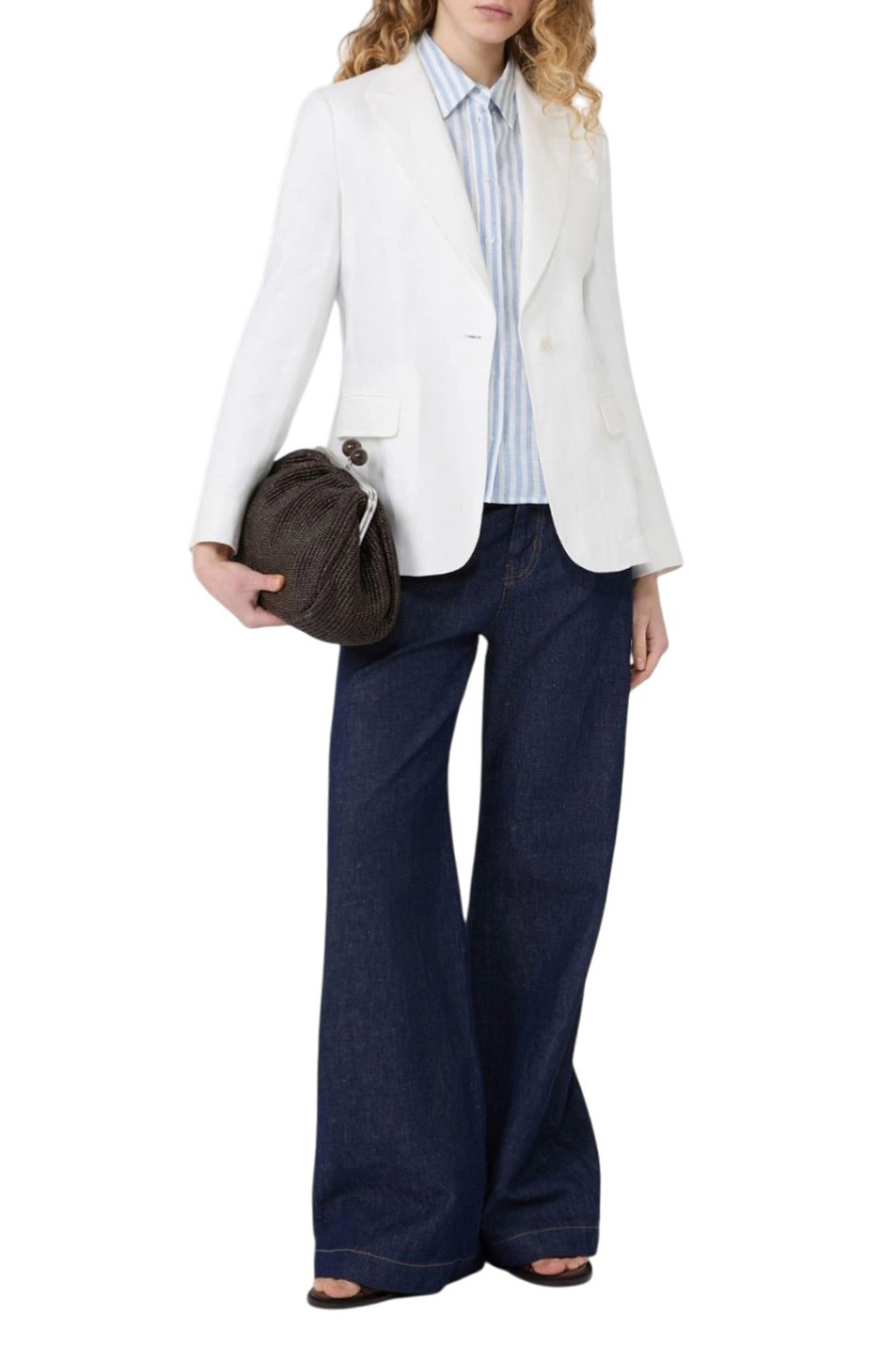 Женский Weekend Max Mara Рубашка ALBATRO из льна (цвет ), артикул 2615111082 | Фото 3