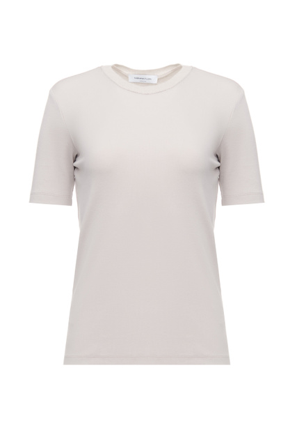 Трикотажная футболка из джерси|Основной цвет:Серый|Артикул:JEDP02W123 | Фото 1