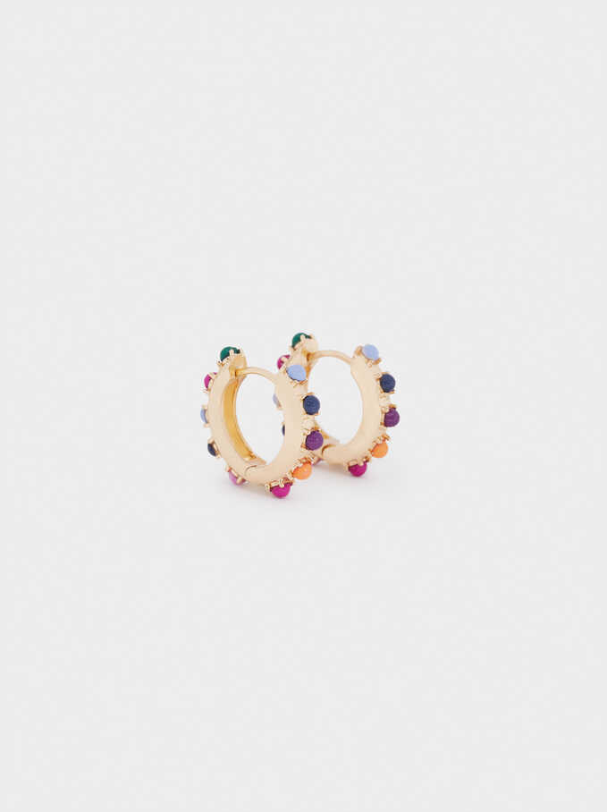 Parfois Серьги-кольца с бусинами (цвет ), артикул 187477 | Фото 1