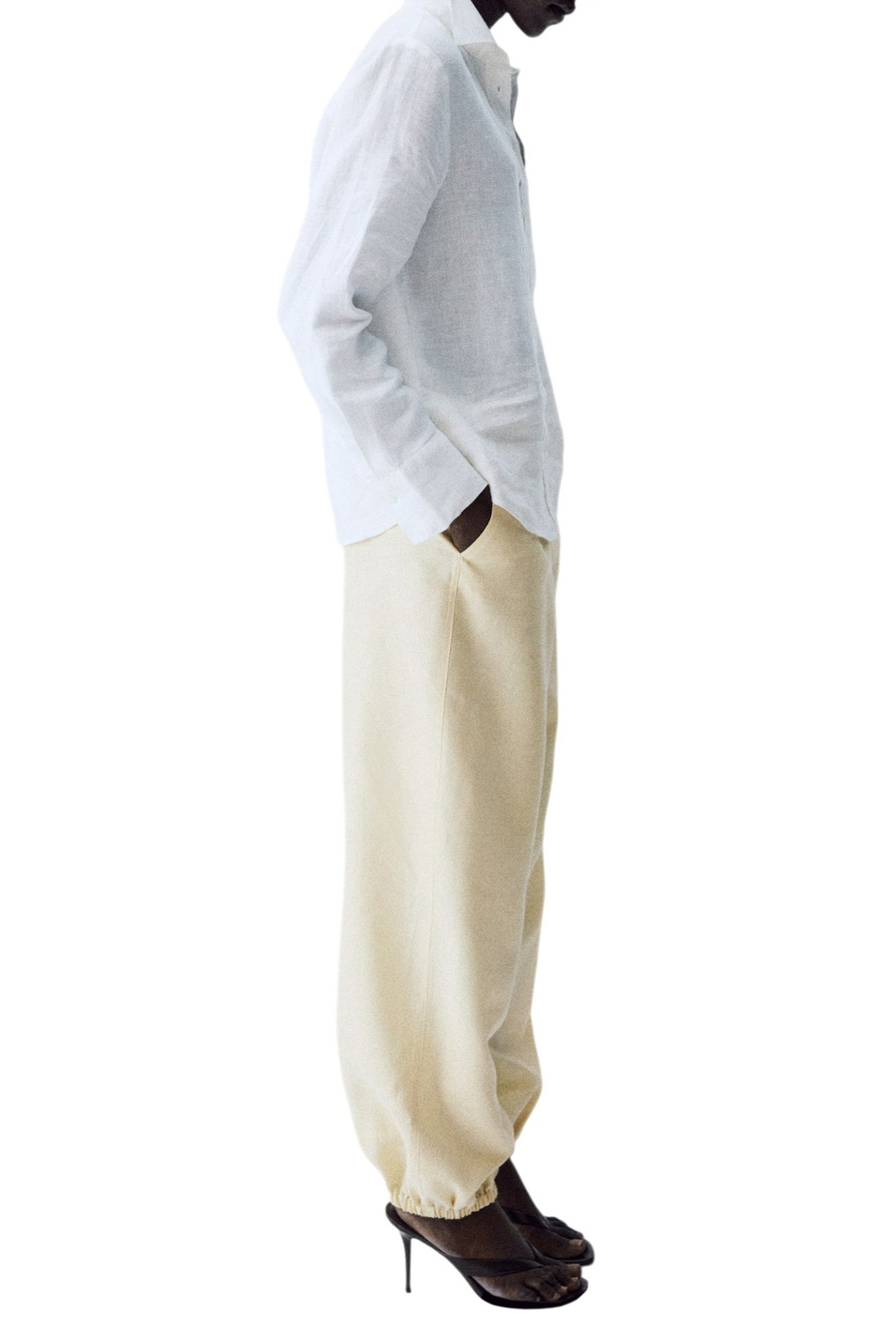 Женский Mango Рубашка LINO из льна (цвет ), артикул 27096345 | Фото 3