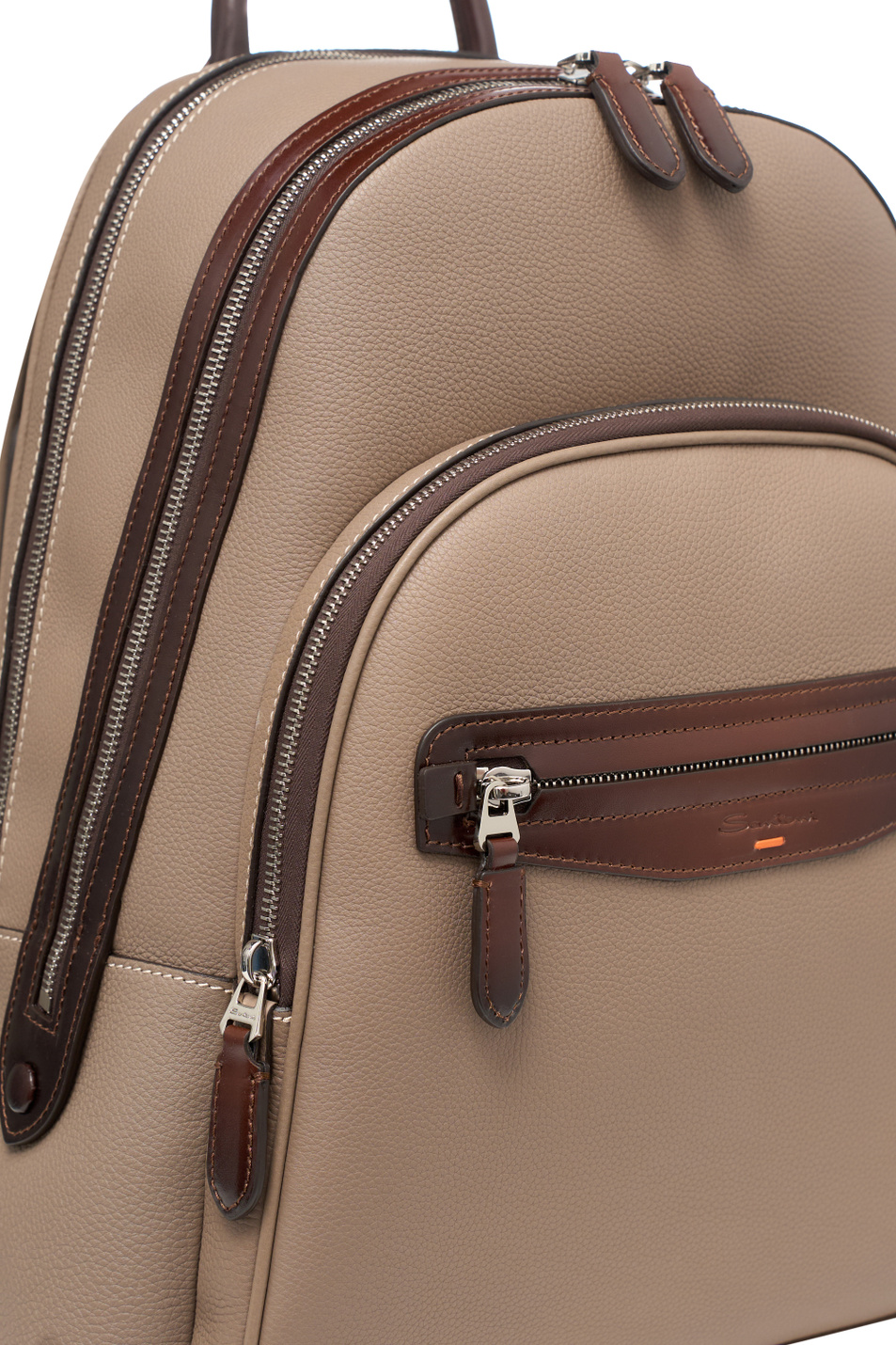 Мужской Santoni Рюкзак с логотипом (цвет ), артикул UIBBA2647BS-ACUHE81 | Фото 6