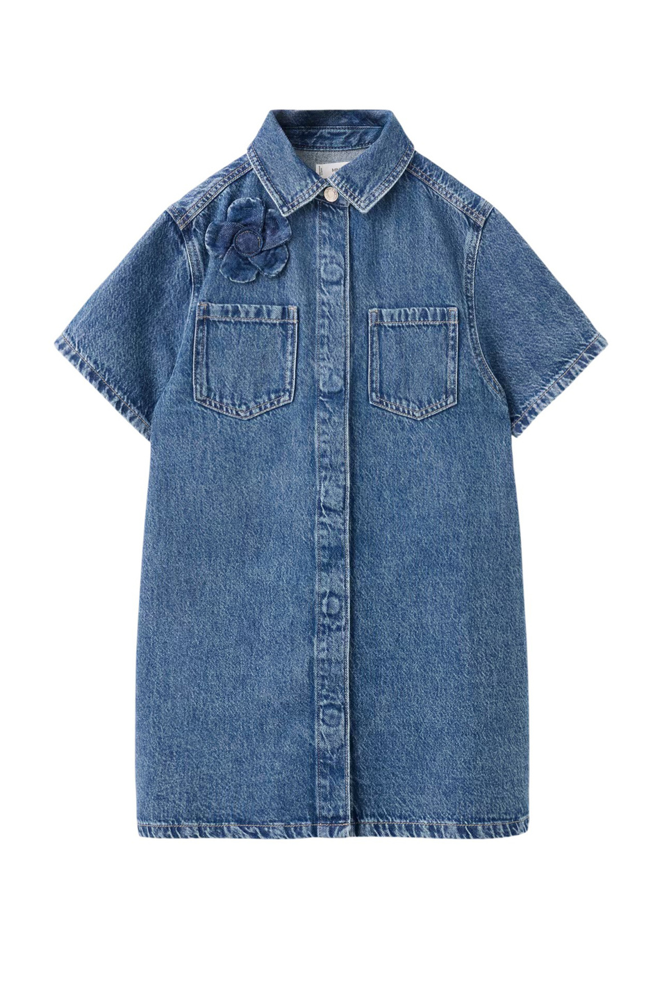 Девочкам Mango Kids Платье джинсовое ROSE (цвет ), артикул 27094415 | Фото 1