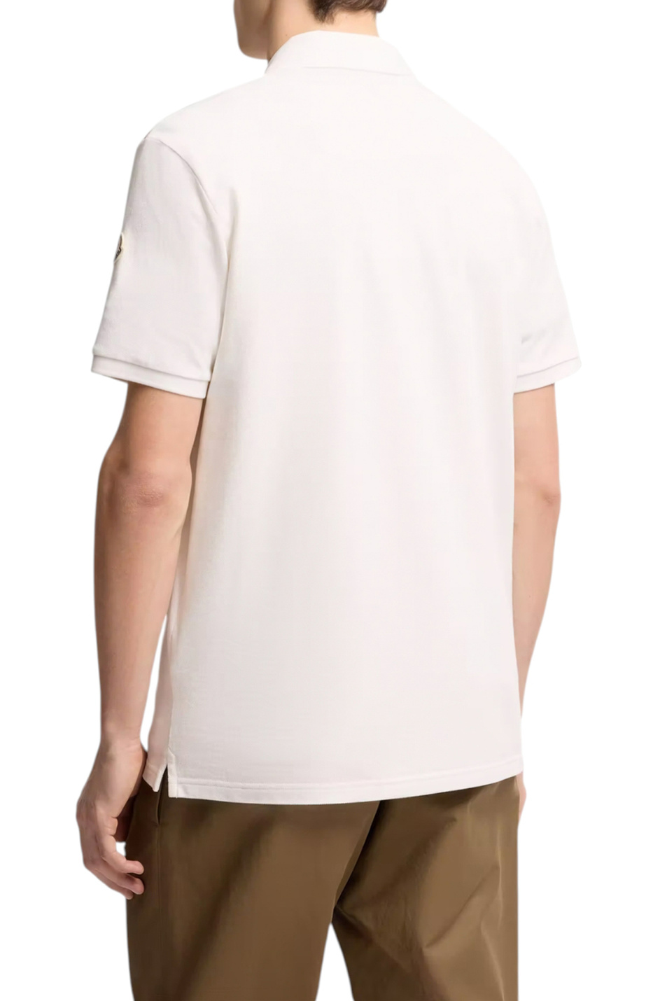 Мужской Moncler Поло из хлопка (цвет ), артикул L10918A00031-89A16 | Фото 4